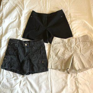 3 Pair - White House Black Market Shorts - Size 4